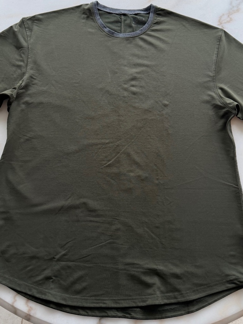 BYLT / XXL / LUX / 70% Cotton, 25% Polyester, 5% Spandex / OD Green with Grey